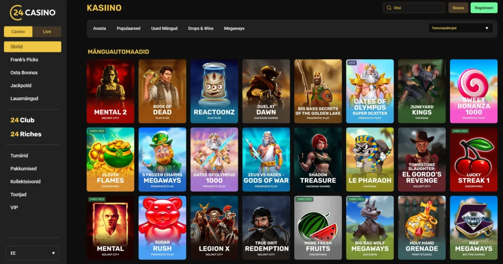 24Casino esileht